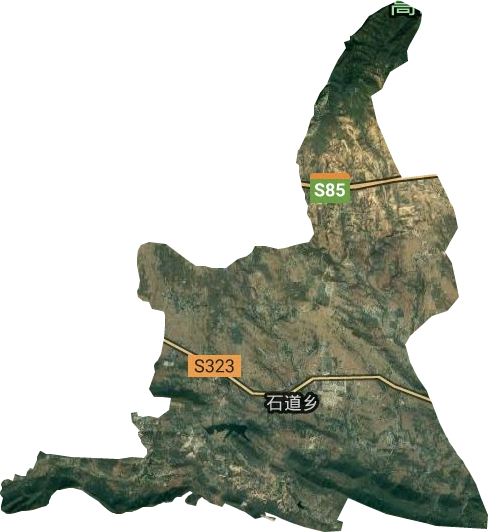 石道乡卫星图