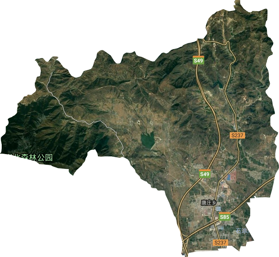唐庄乡卫星图