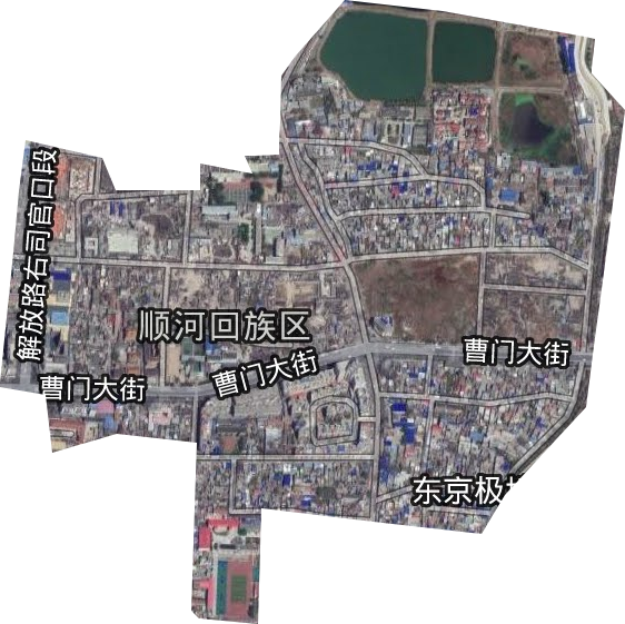 曹门街道卫星图