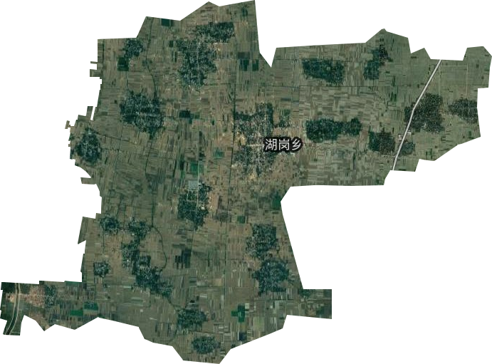 湖岗乡卫星图
