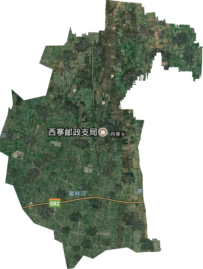西寨乡卫星图