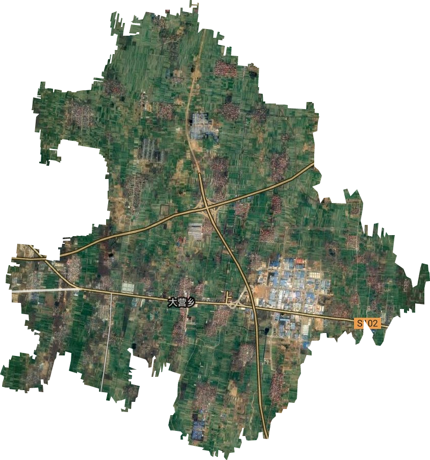 大营镇卫星图