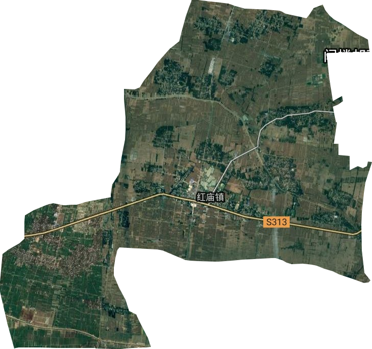红庙镇卫星图