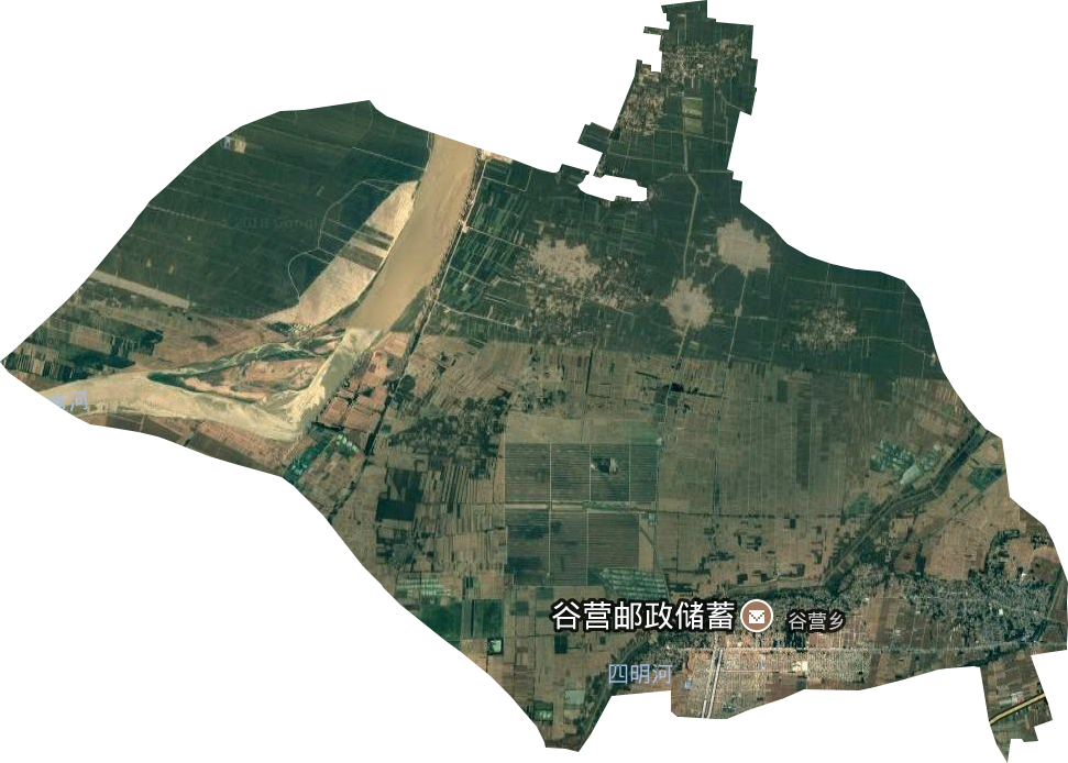 谷营乡卫星图