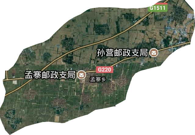 孟寨乡卫星图