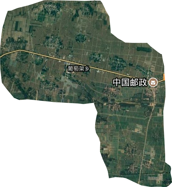 葡萄架乡卫星图