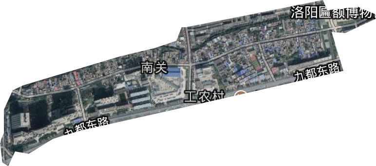 南关街道卫星图