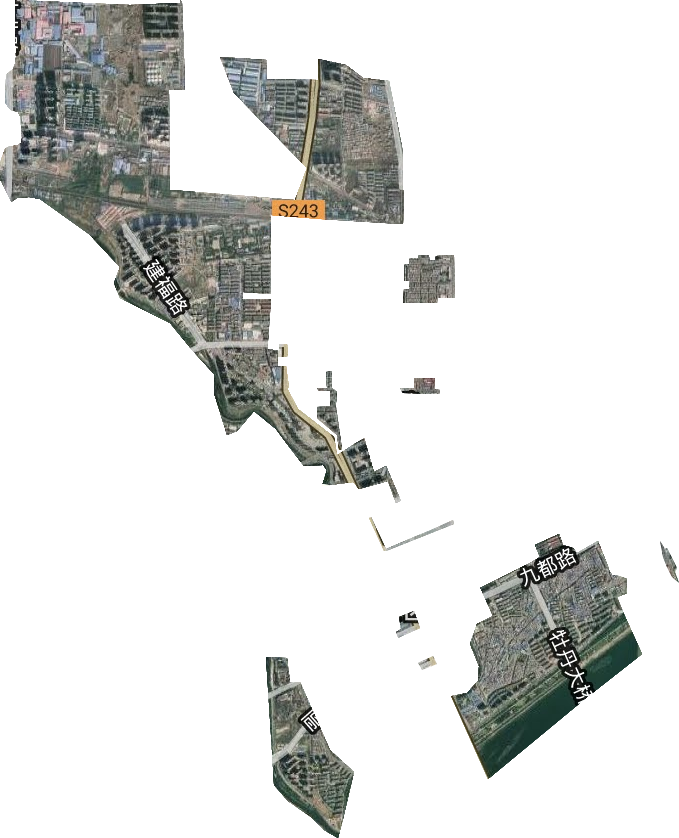洛北街道卫星图