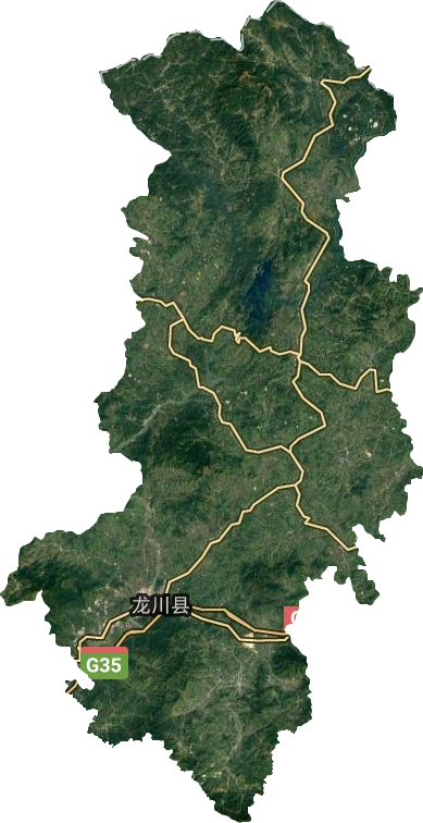 龙川县卫星图