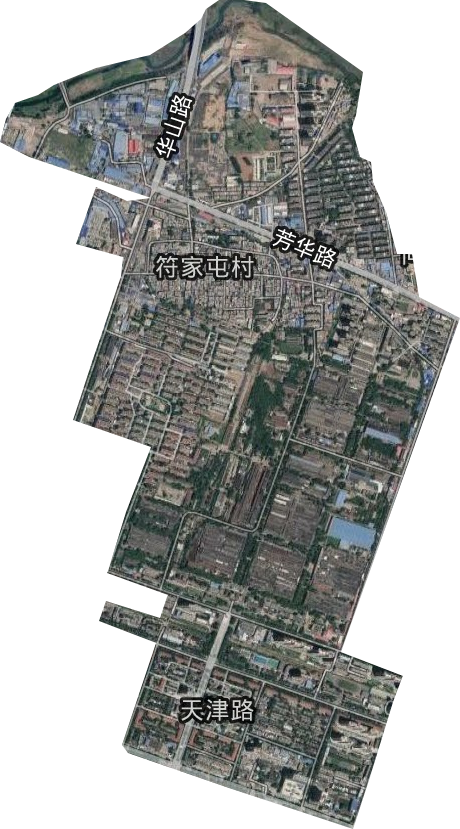 天津路街道卫星图