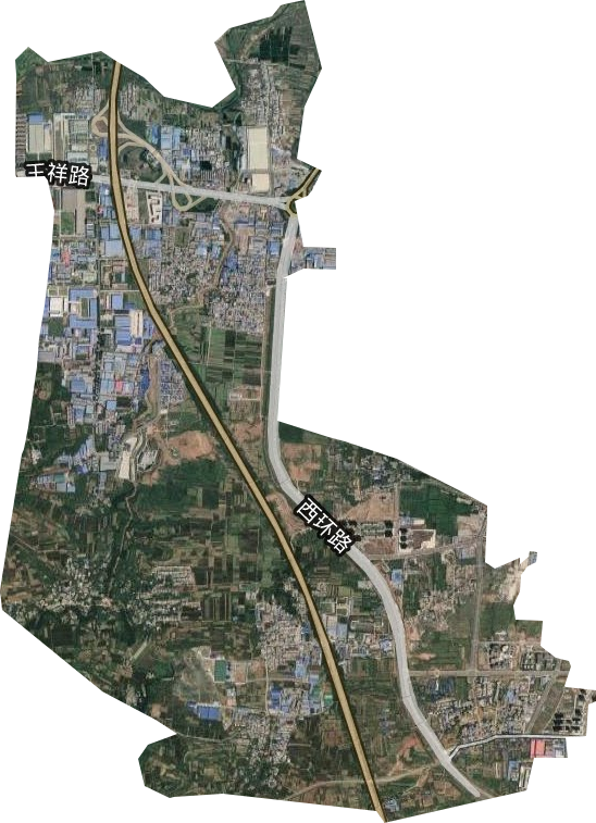 工农街道卫星图