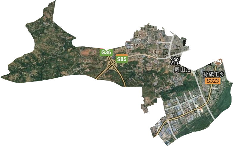 瀛洲街道卫星图