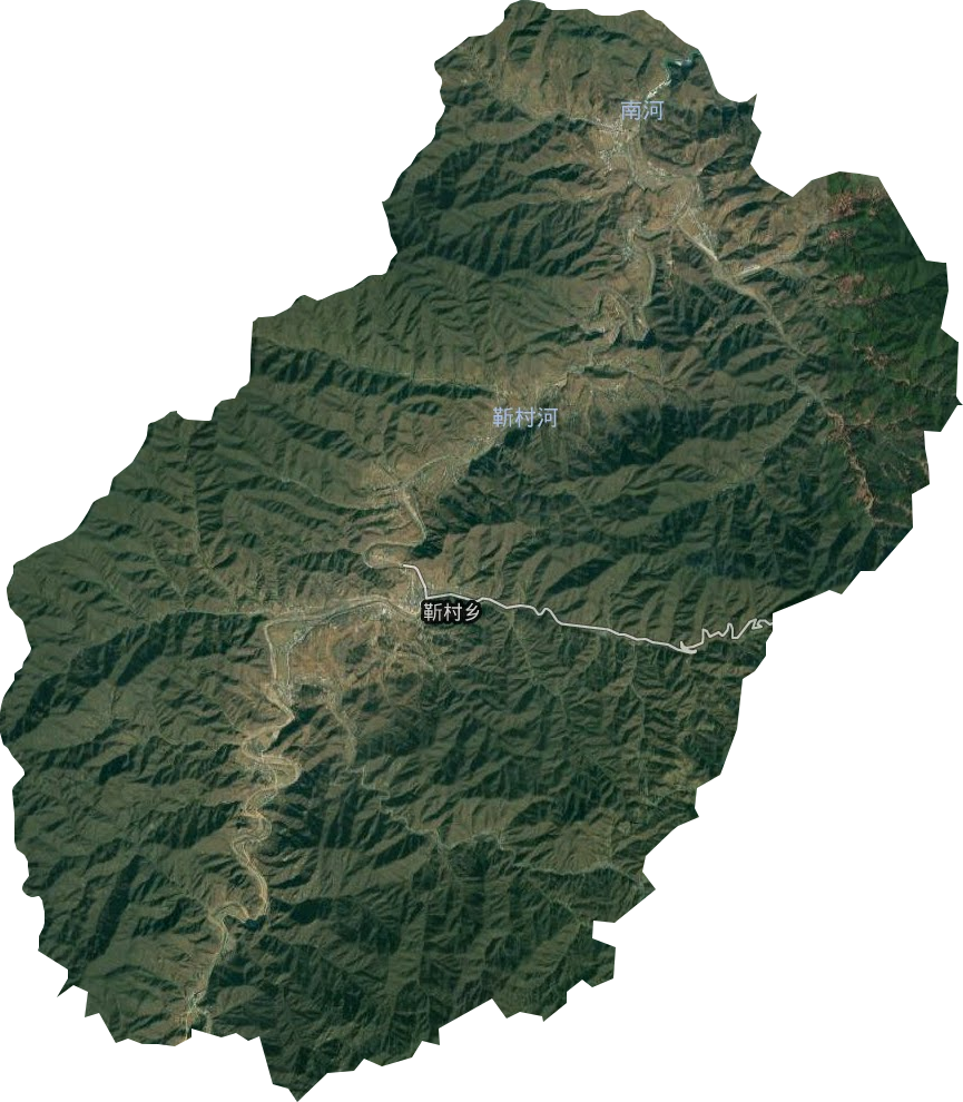 靳村乡卫星图
