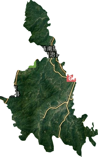 连南瑶族自治县卫星图