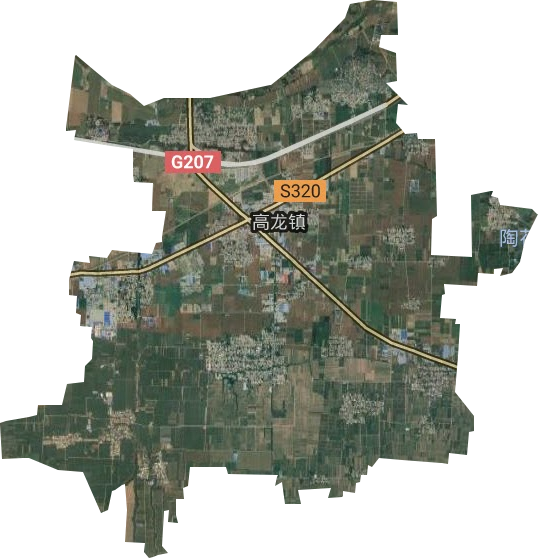高龙镇卫星图