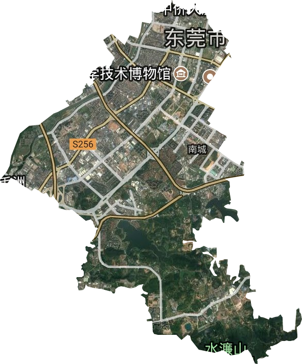 南城街道卫星图