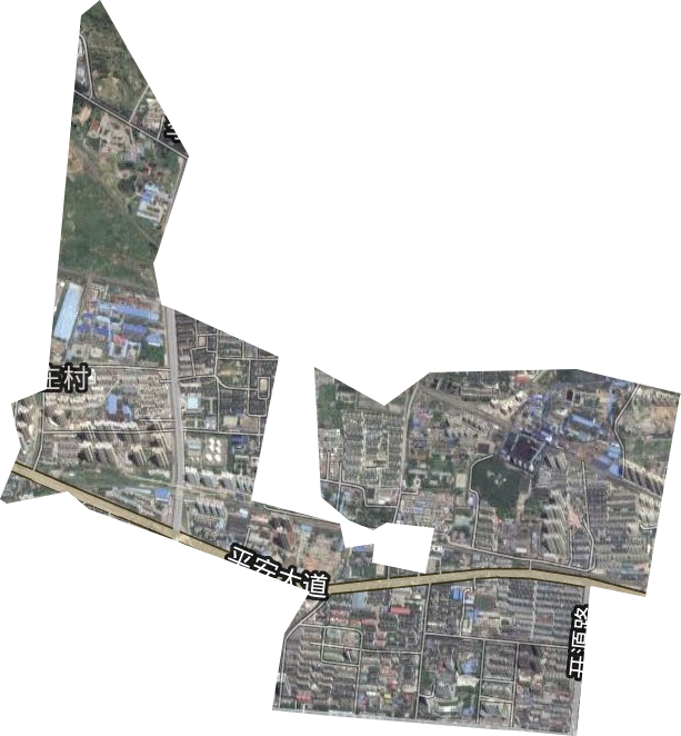 矿工路街道卫星图