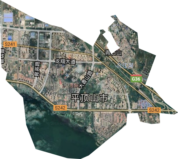湖滨路街道卫星图