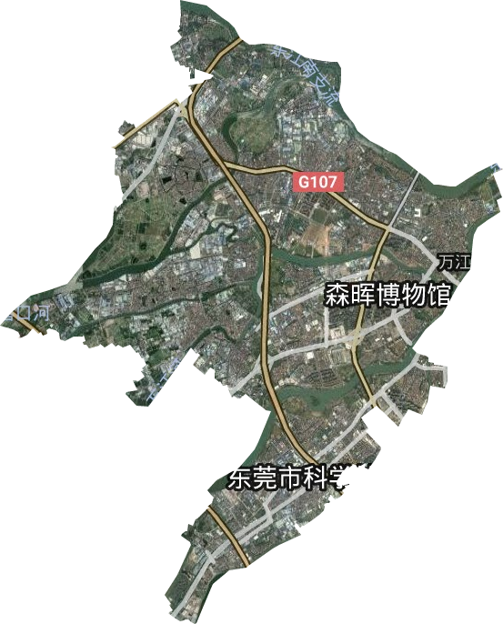 万江街道卫星图