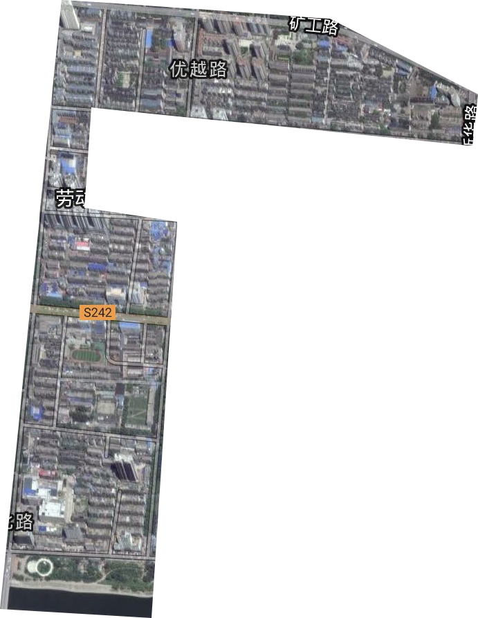 优越路街道卫星图