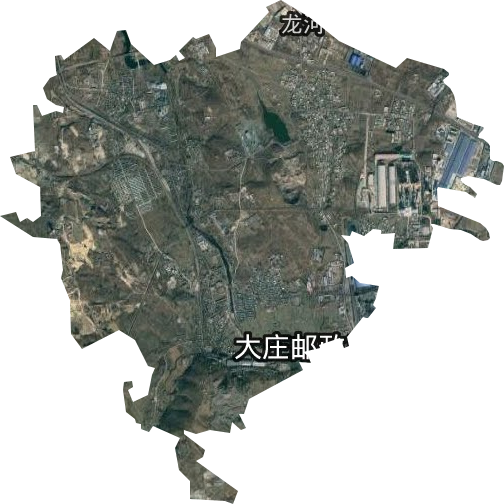 龙河街道卫星图