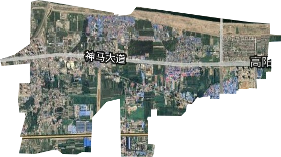 高阳路街道卫星图