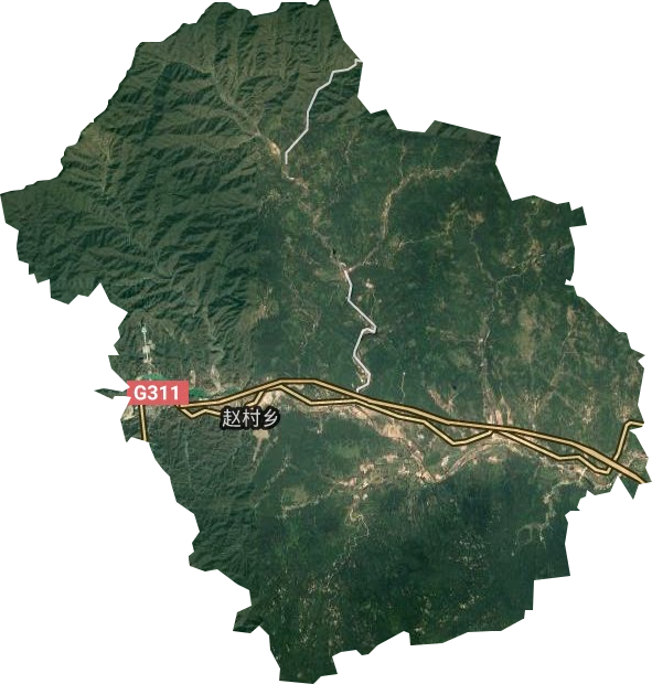 赵村乡卫星图