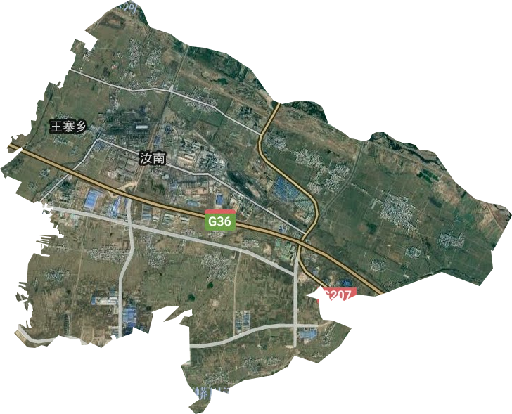 汝南街道卫星图