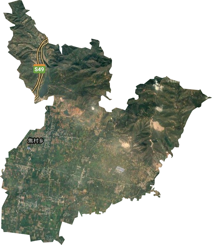 焦村乡卫星图