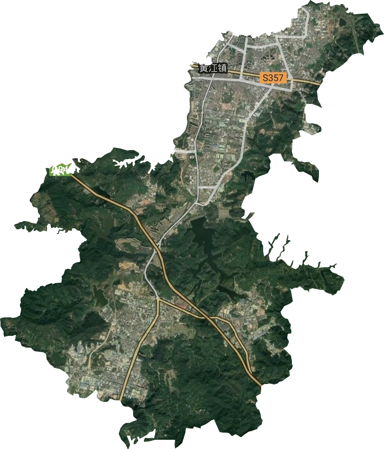 黄江镇卫星图