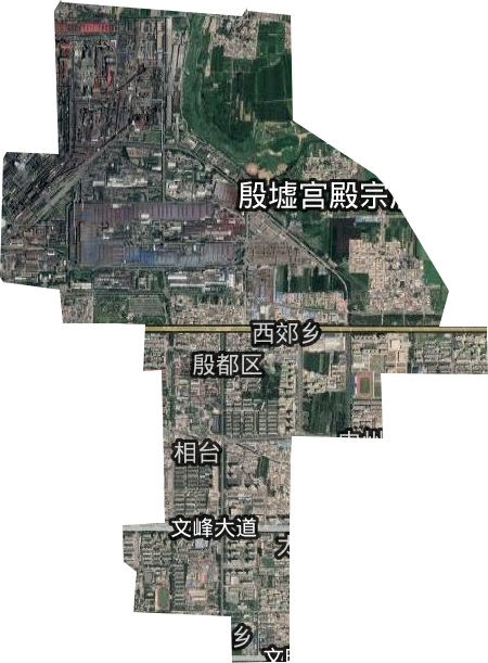 梅园庄街道卫星图