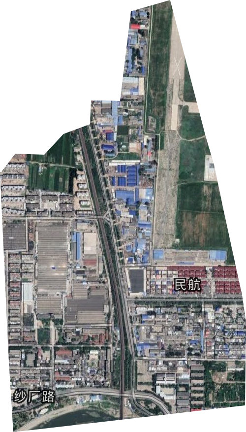 纱厂路街道卫星图