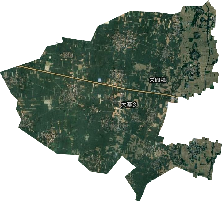 大寨乡卫星图