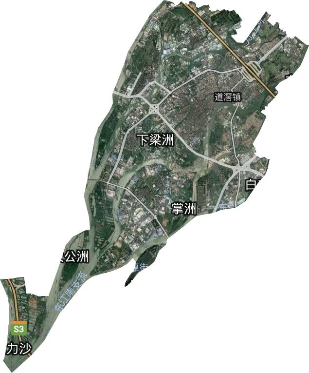 道滘镇卫星图