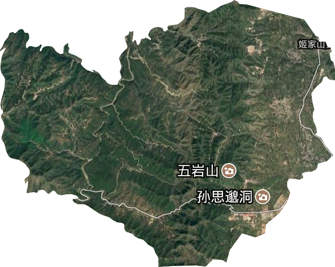 姬家山乡卫星图
