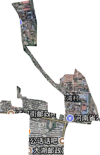 汤河街街道卫星图