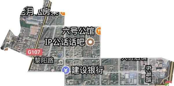 黎阳路街道卫星图