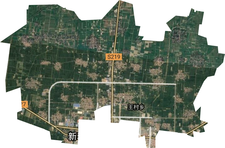 王村乡卫星图