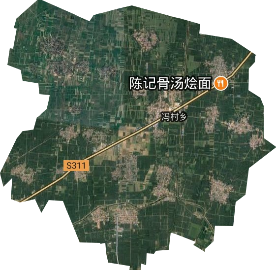 冯村乡卫星图