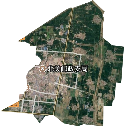 蒲东街道卫星图