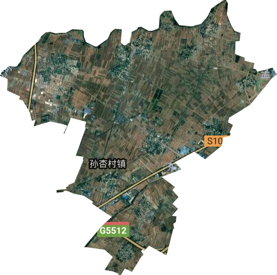 孙杏村镇卫星图