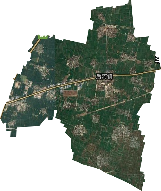 后河镇卫星图