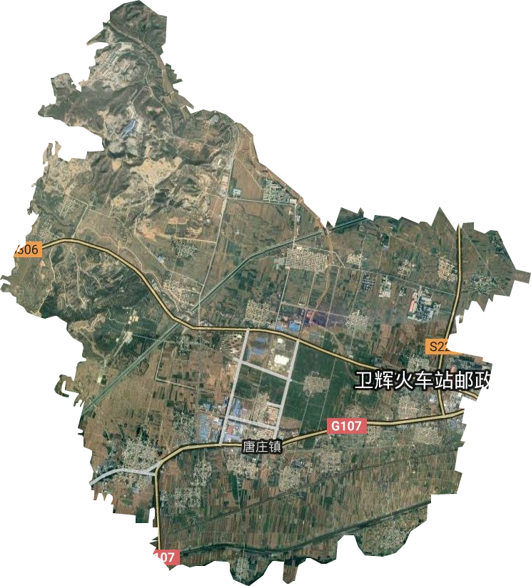 唐庄镇卫星图