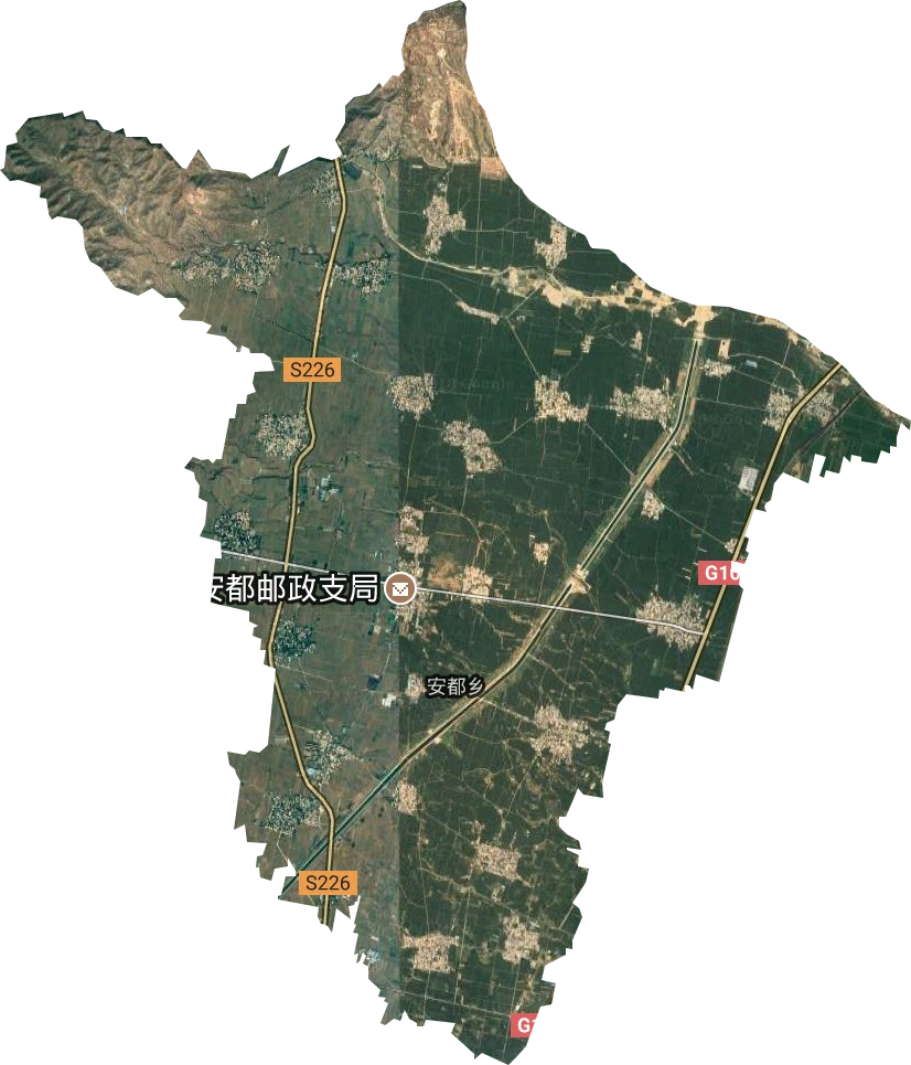 安都乡卫星图