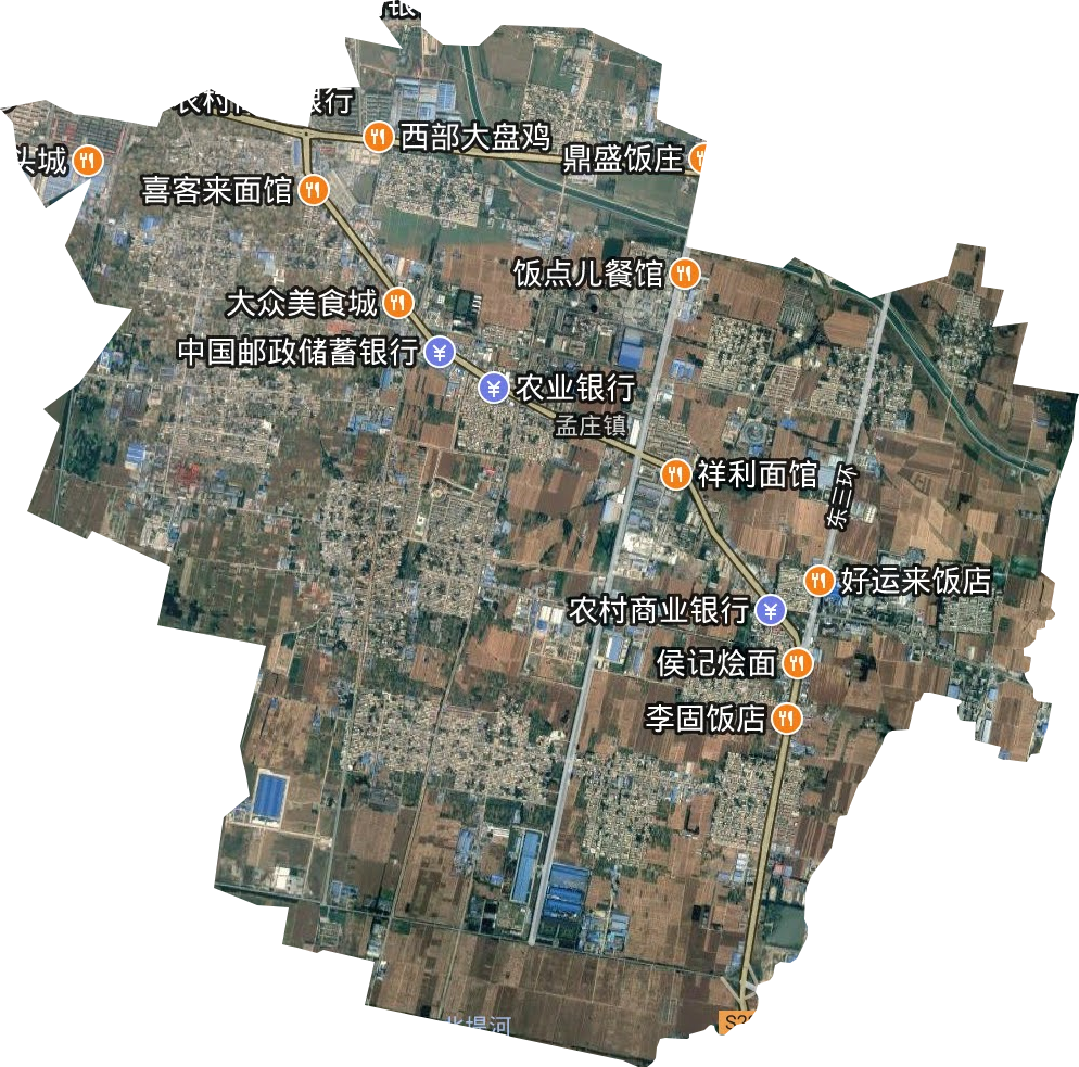 孟庄镇卫星图