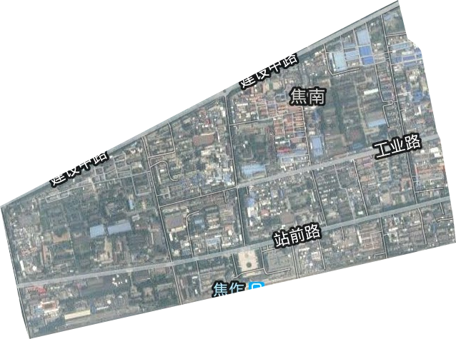 焦南街道卫星图