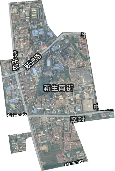 李封街道卫星图