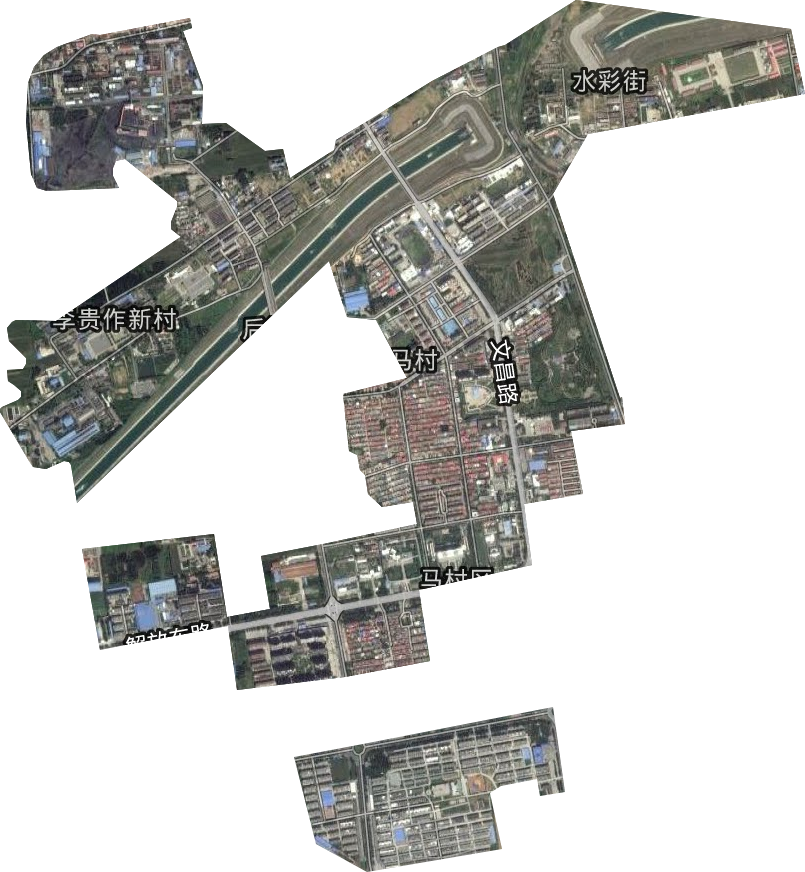 马村街道卫星图