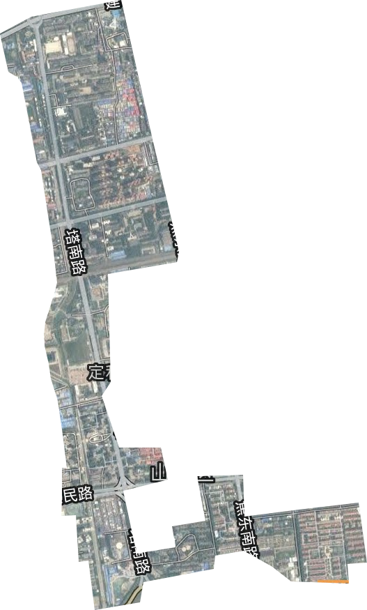 定和街道卫星图