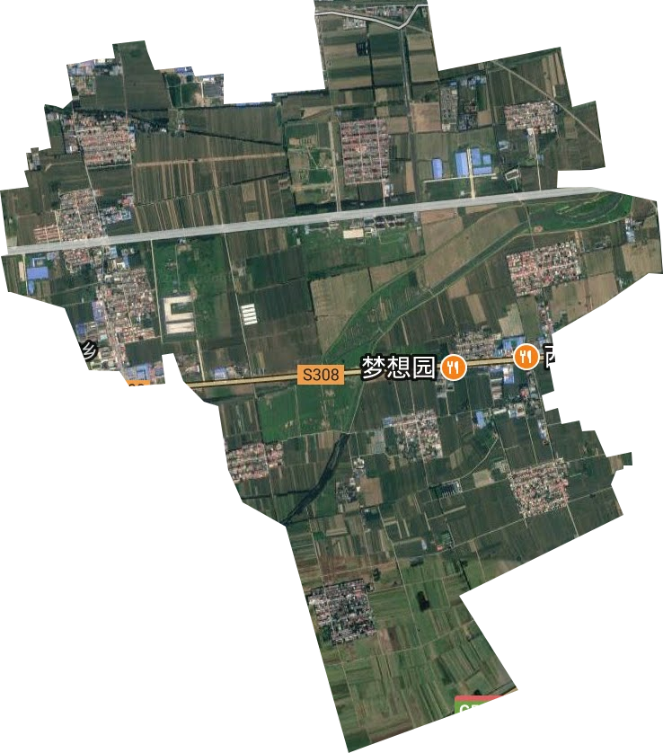 周庄乡卫星图